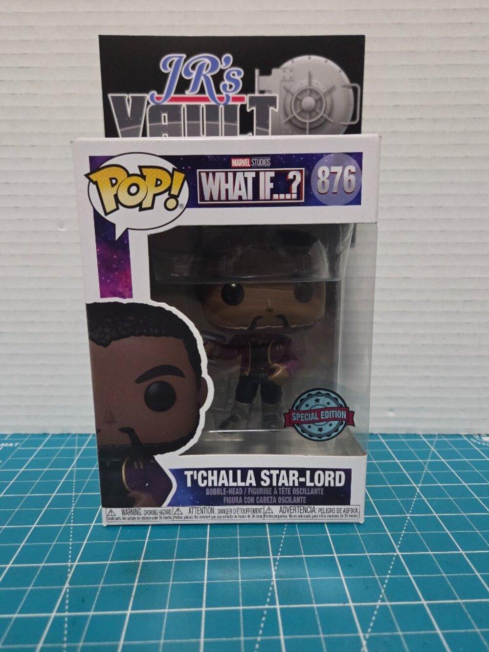 Funko POP Marvel What If T'Challa Star Lord 876 Vinyl Figure